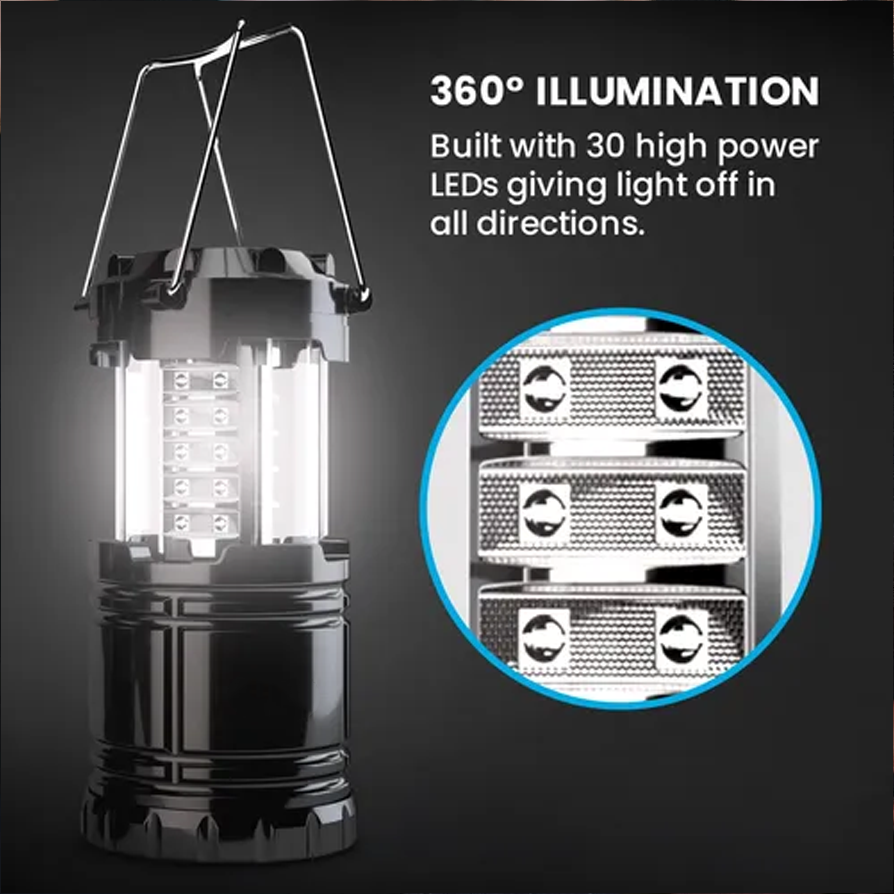 Waterproof Portable LED Camping Lantern